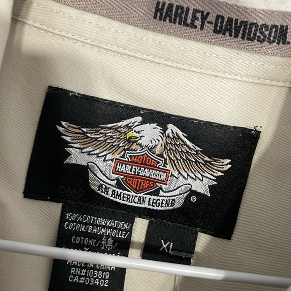 Harley Davidson Button Up Shirt - Picture 3 of 4